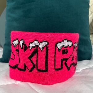 Vintage 1990 Ski Patrol Movie Promo Headband Epic Productions Inc Hot Pink
